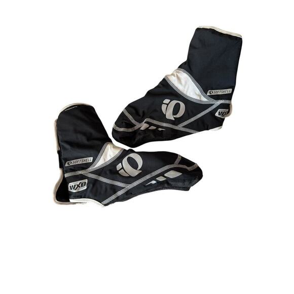 Pearl Izumi PRO Softshell Shoe Cover Overshoe Waterproof Medium Black Cycling - Picture 1 of 10